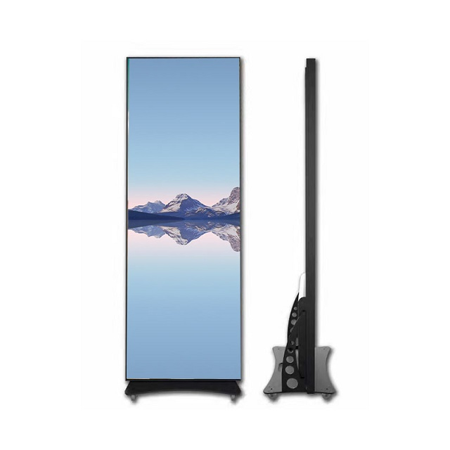 P2.5 Pantalla LED publicitaria inteligente portátil de unión sin costuras 640*1920mm