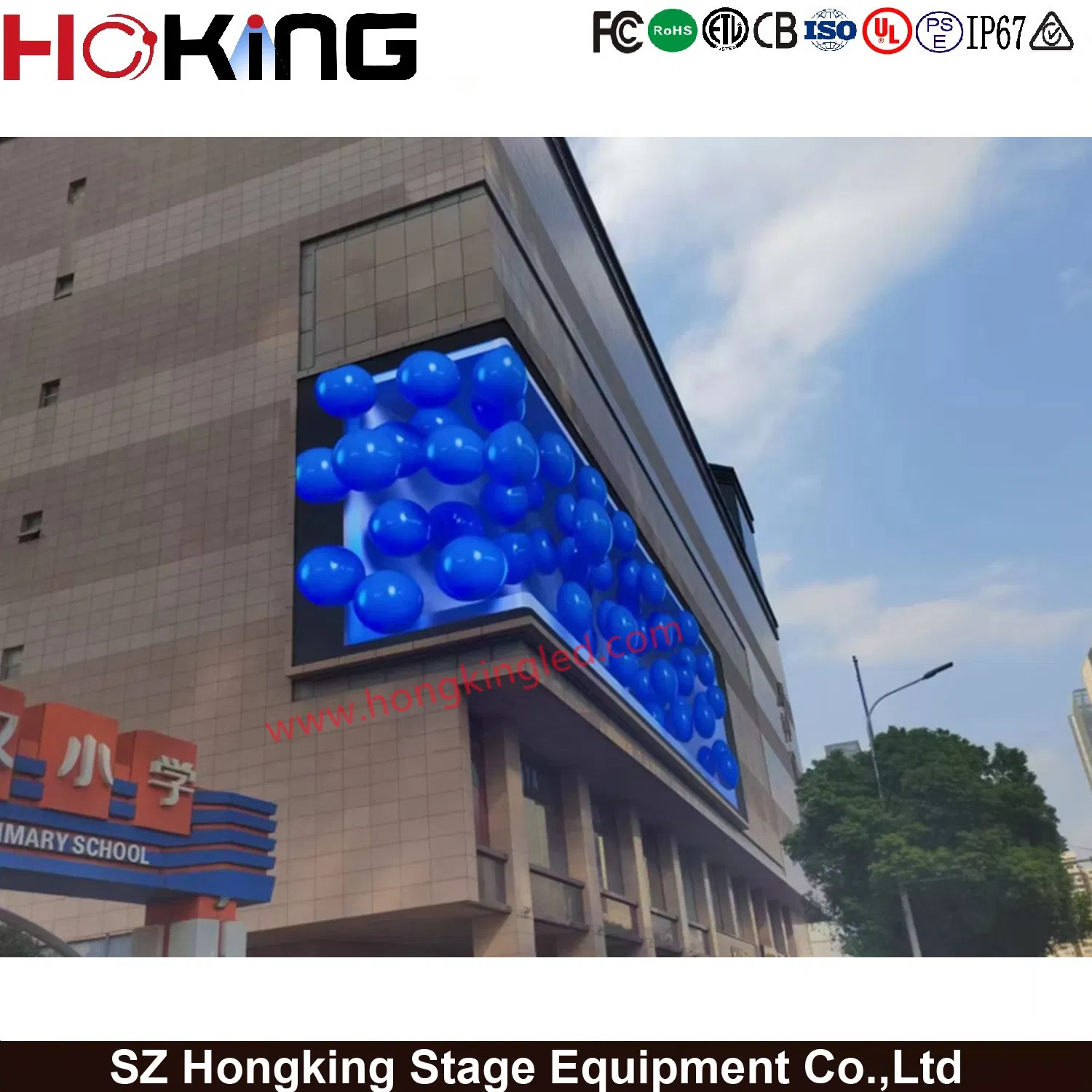 P6.67 Outdoor Fix Installation LED Billboard Front Service LED Displays for Advertising