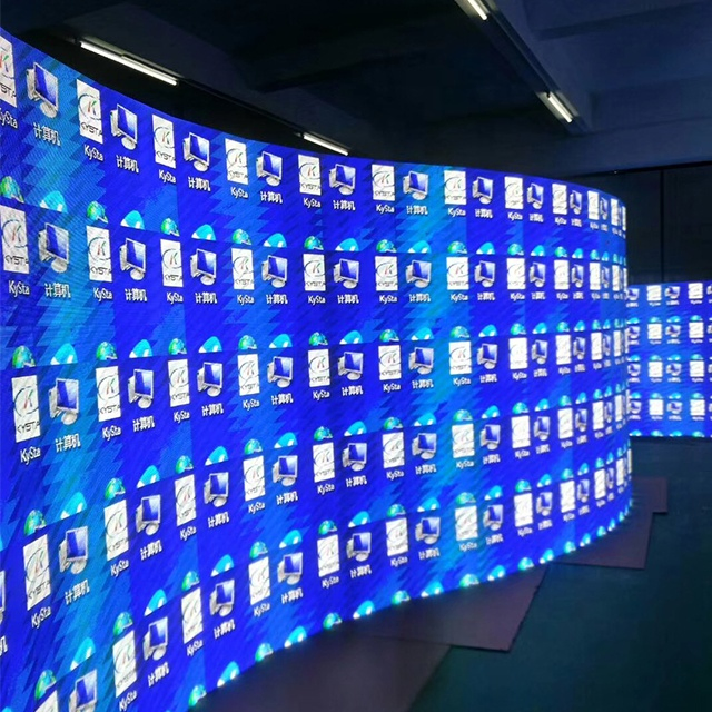 HD Full Color LED Video Wall Display Panel Indoor P2 Flexible LED Screen