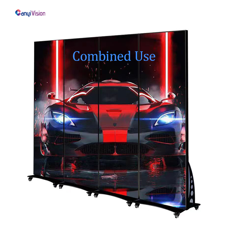 P2.5 LED Video Display Movable LED Display Screen Customized Size Indoor LED Poster Advertising Product Show