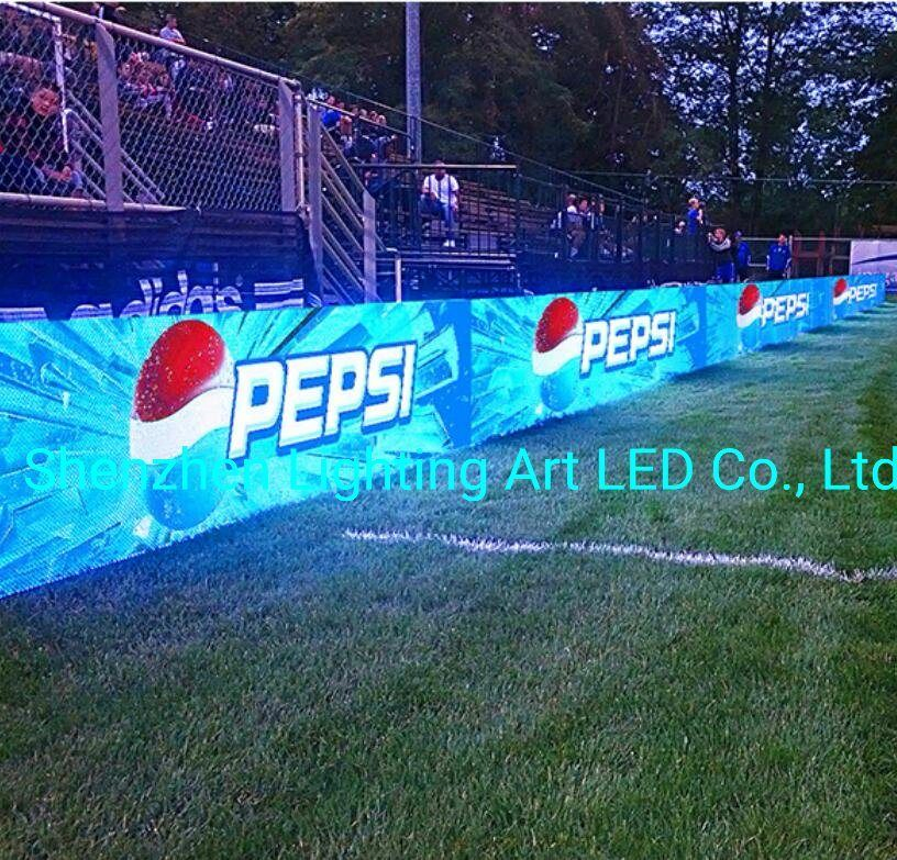 P10 Full Color SMD Advertising Panel Outdoor Indoor Stadium Perimeter LED Display Board