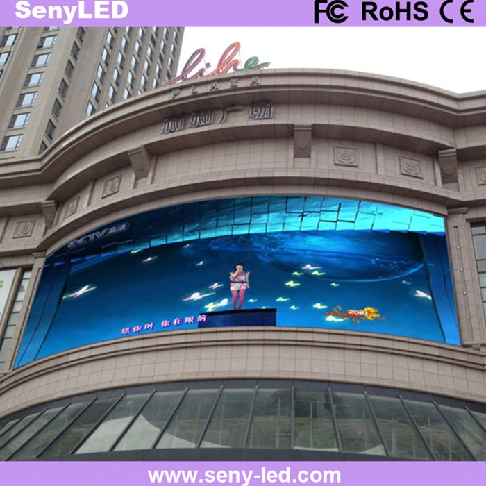 Full Color Outdoor LED Display in Curve