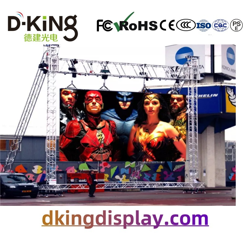 Mobile Flexible Outdoor LED Display Screen Advertising Rental Window TV Perimeter Sport