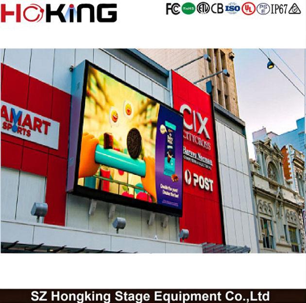 10000nits High Brightness Outdoor P6 LED Display Video Billboard of Pillar