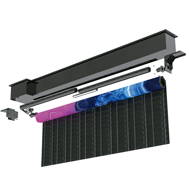 Pantalla LED enrollable interactiva P2.6 plegable rodante