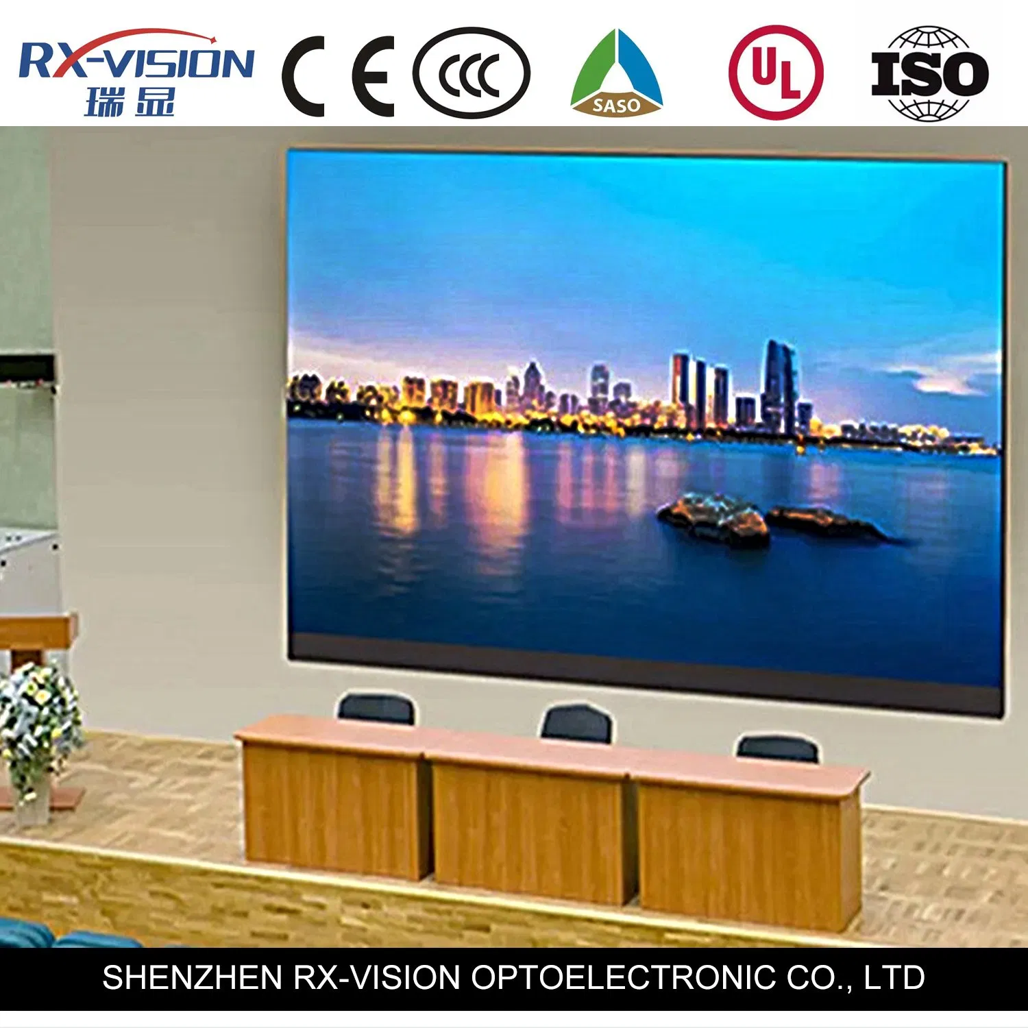 Small Fine Pixel Pitch Ultra HD LED Display P1.56 Indoor Cabinet LED Modular Video Wall