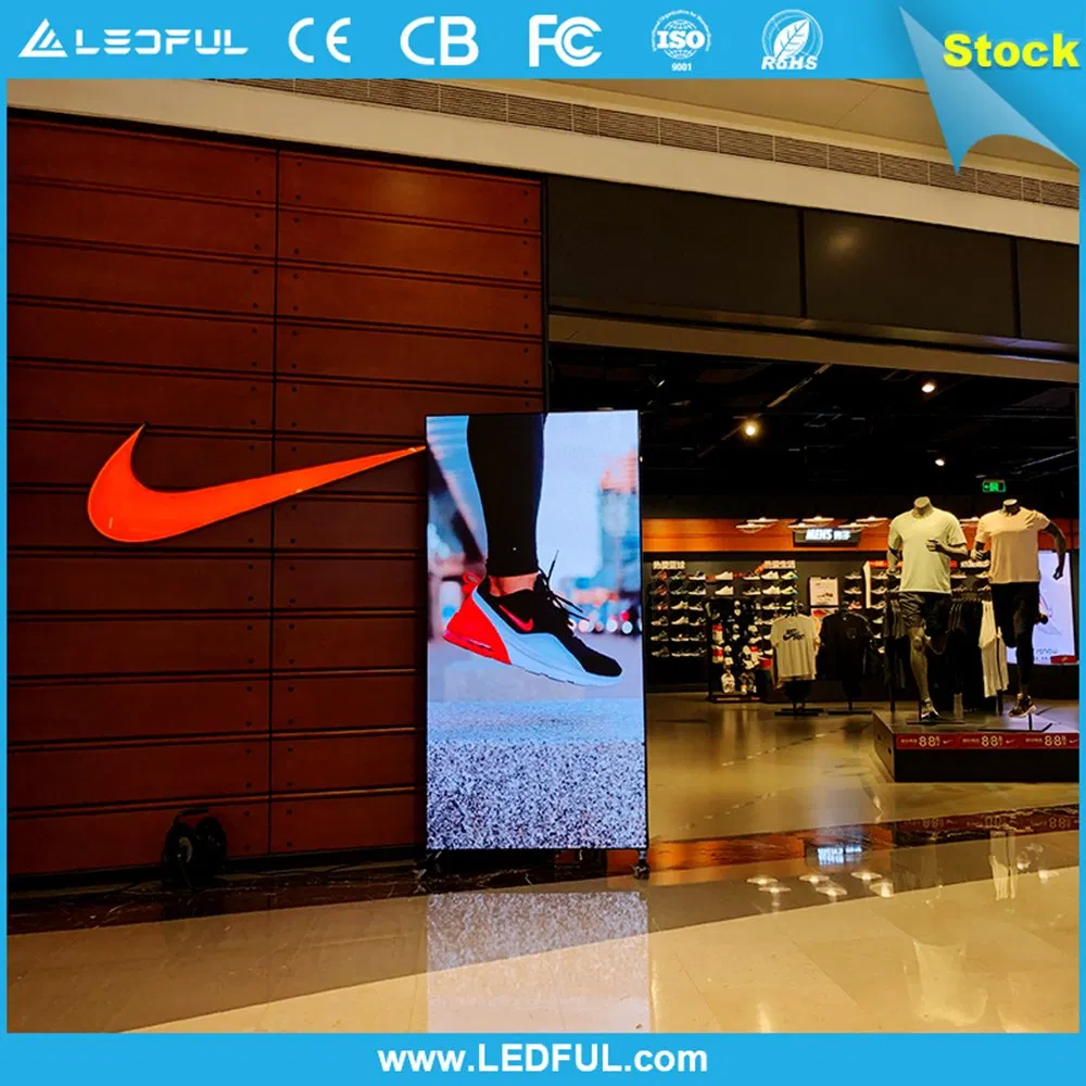 Outdoor P2.5 Flooring Standing Move Smart Digital Video Advertising Screen LED Poster Display