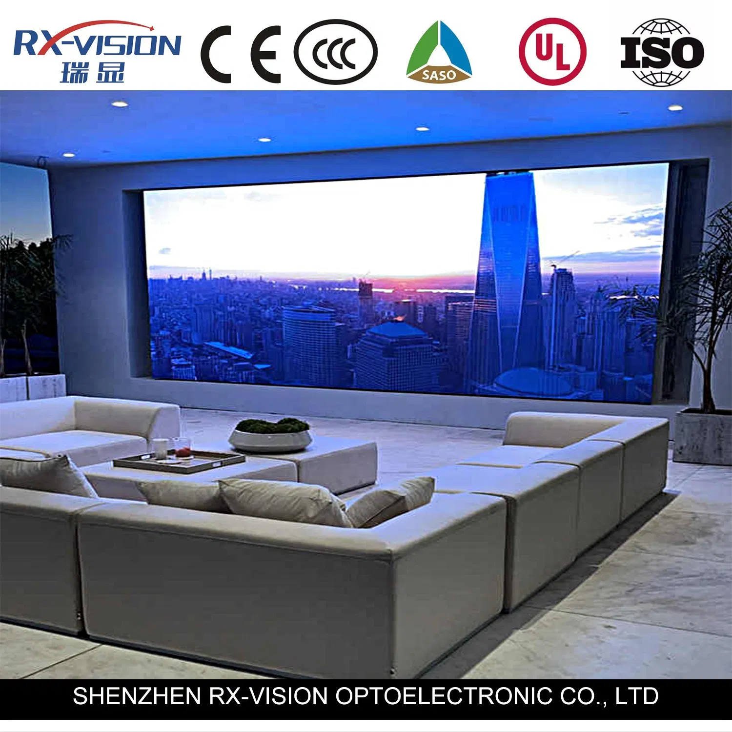 Indoor Fixed P1.25 High Resolution Small Fine Pitch Pixel Advertising LED Display