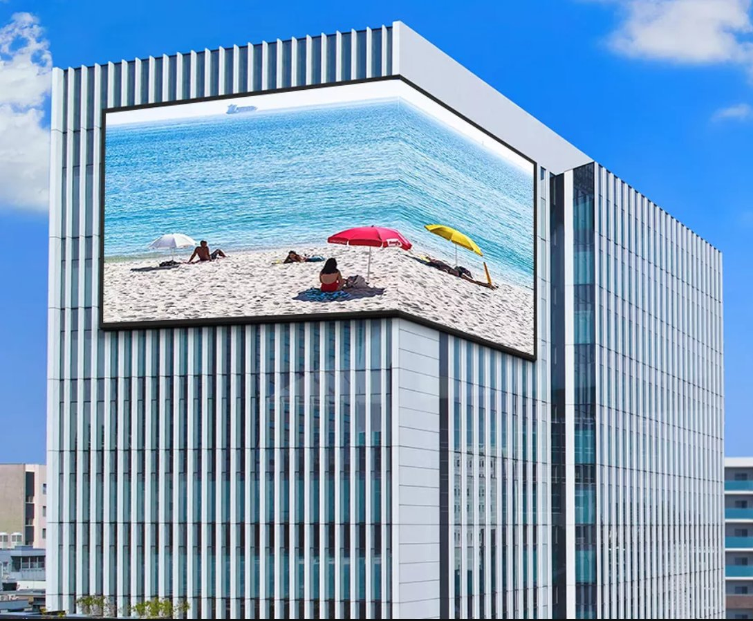 Ultra-Clear 3D Naked Eye Advertising Outdoor P4 /P5/P6 /P8 Waterproof LED Large Screen Display