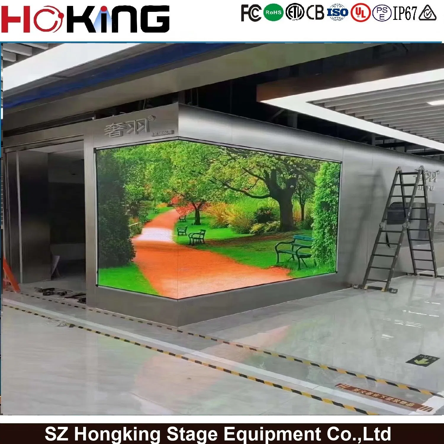 Three Years Warranty 90 Degree Naked-Eye 3D P4 Outdoor LED Display