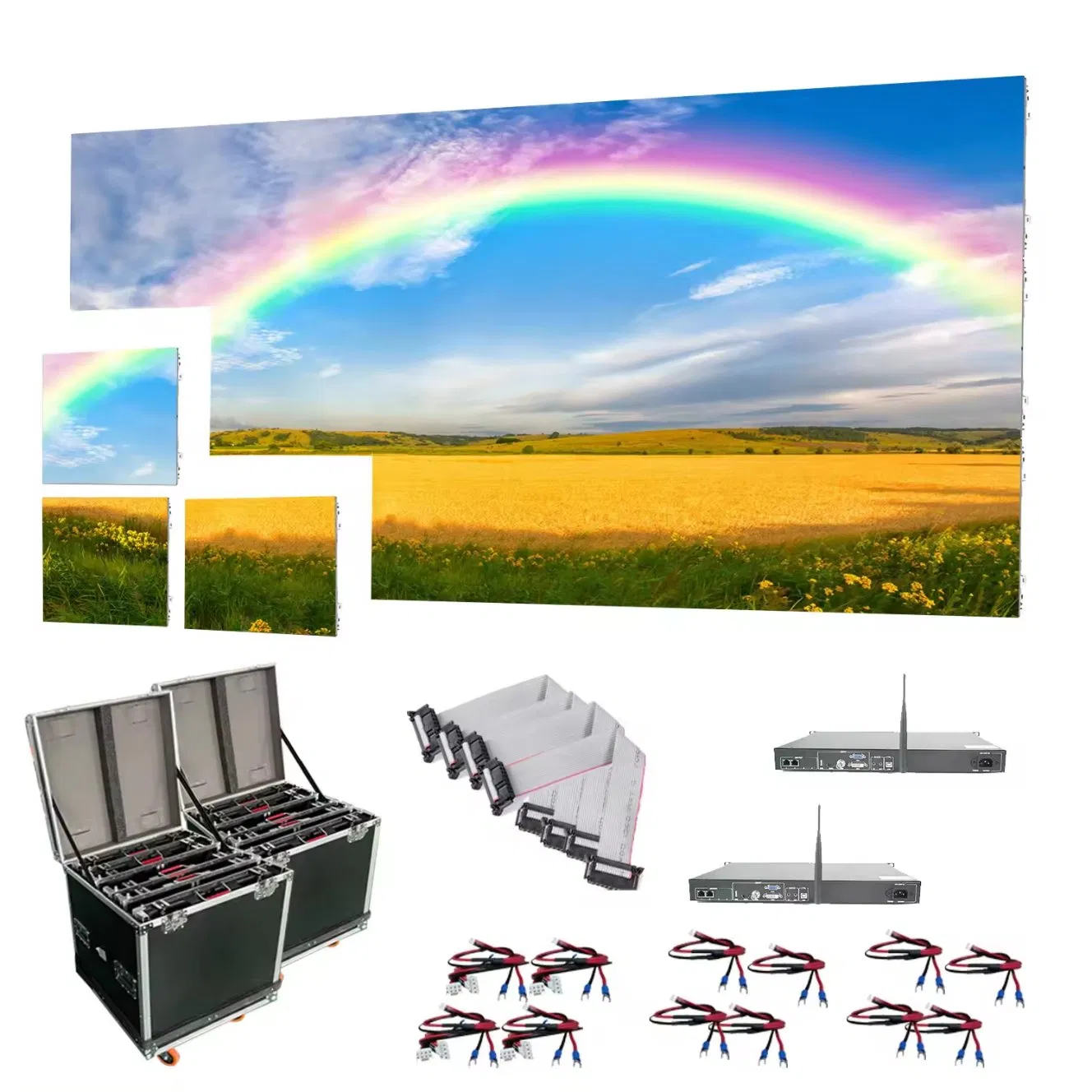 Waterproof LED Video Wall Outdoor Indoor Curve Rental Display Exhibition Stage Screen Panel