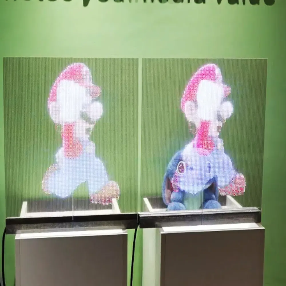 Commercial Transparent LED Window Display with Control System for Advertising