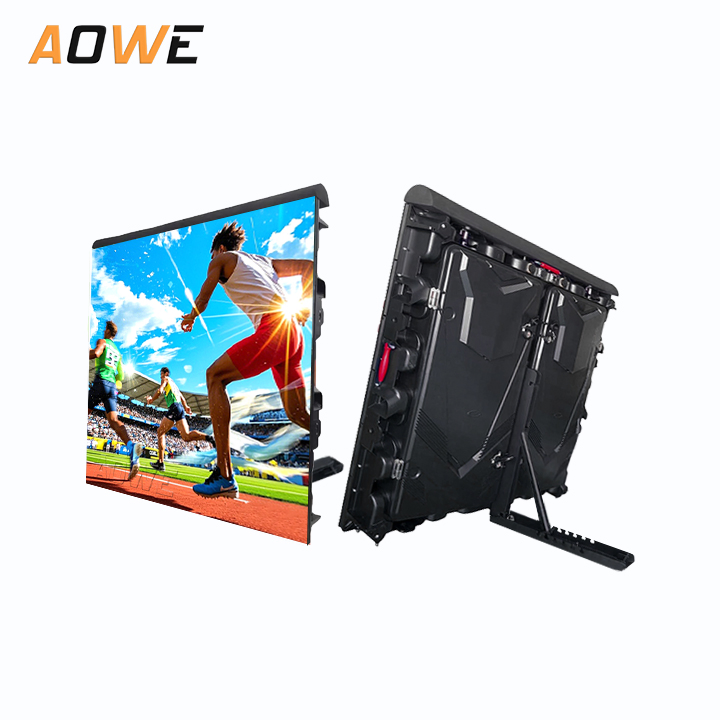Aowe High Brightness Scoreboard Portable Sport LED Sign Board P5 P8 P10 Football Stadium Perimeter LED Screen Display