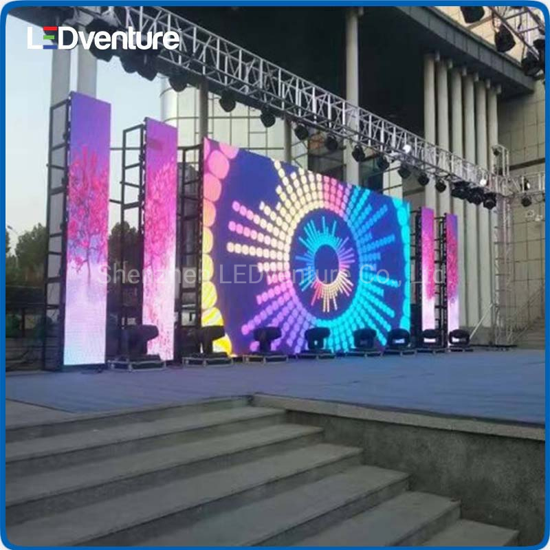 Outdoor P4.81 High Quality Advertising Rental Video Wall Curve LED Display