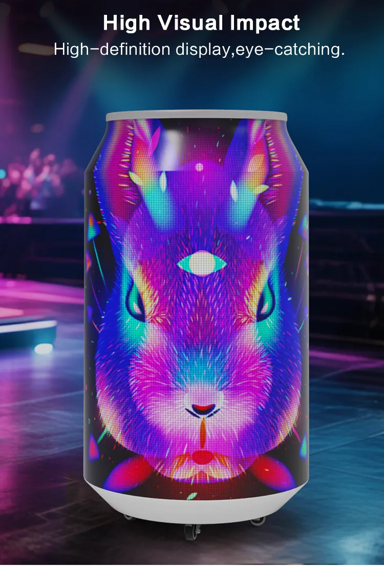 Cola Shape LED Screen