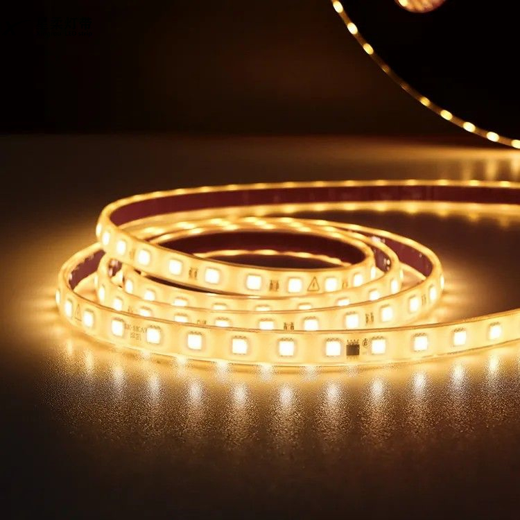 High Voltage 220V 2835 Drive Free Single-Row LED Strip Light 120d/M 12W 8mm Tape Bar for Home Hotel Indoor