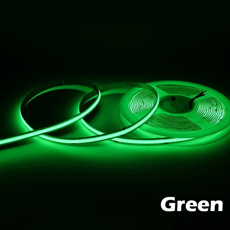 5mm 8mm COB LED Tape Lights 480LEDs High Density Flexible Fob LED Strip Light Bar Ribbon Ra90 Linear Warm White DC12V 24V