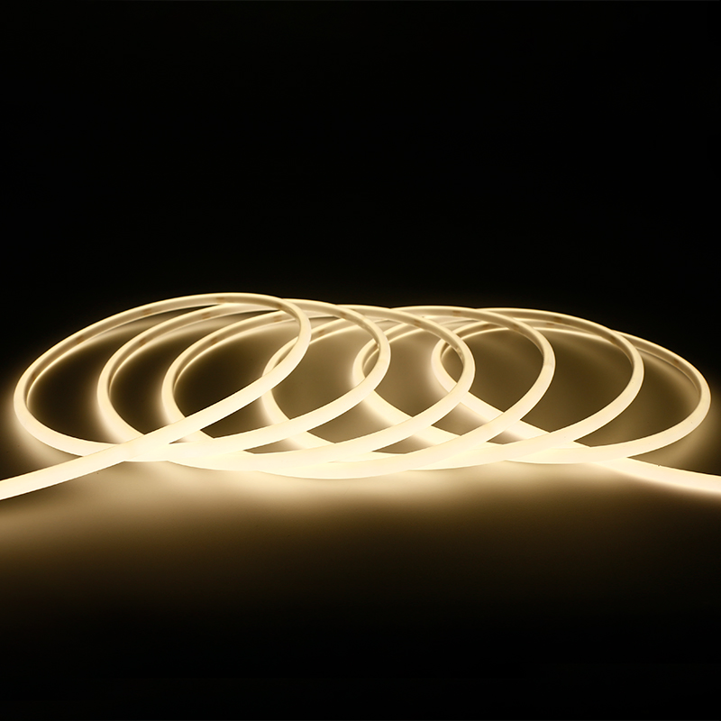 480LEDs COB Neon LED Strip 2700K-6000K IP67 Silicone 24V Hotels Single Multicolor Options Available Flex Strip Light