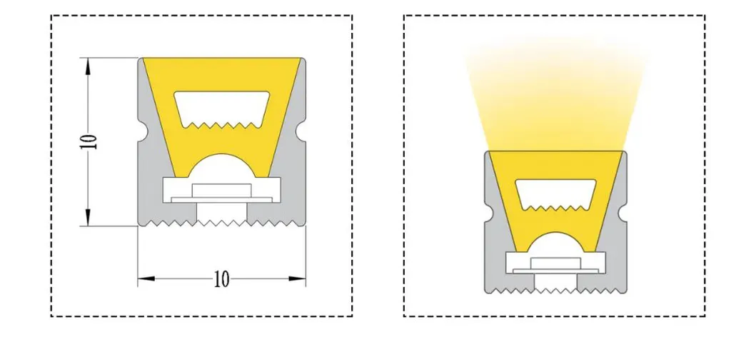 Silicone LED Neon Strip Light Display