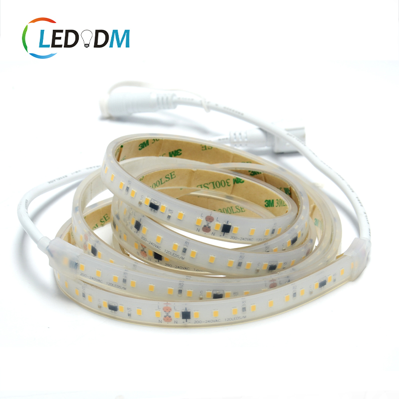 Manufacturer High Voltage Task Cool White Outdoor Plug in LED Strip Light with CE RoHS