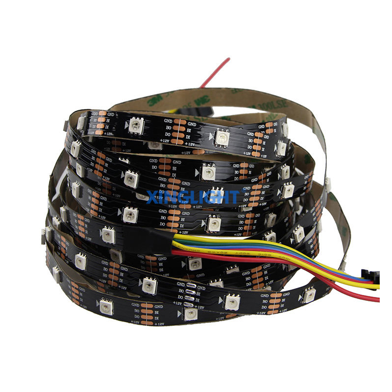 DC12V Ws2815 30 60 144 LEDs Per Meter Addressable Programmable Dream Color LED Strip Light