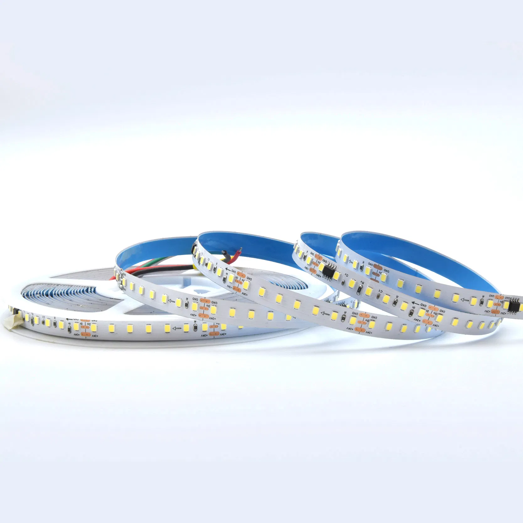 New Arrival SMD2835 High CRI Slim Width 10mm 24V Low Voltage 120LEDs/M Decorative Design LED Light Water Flow Strip