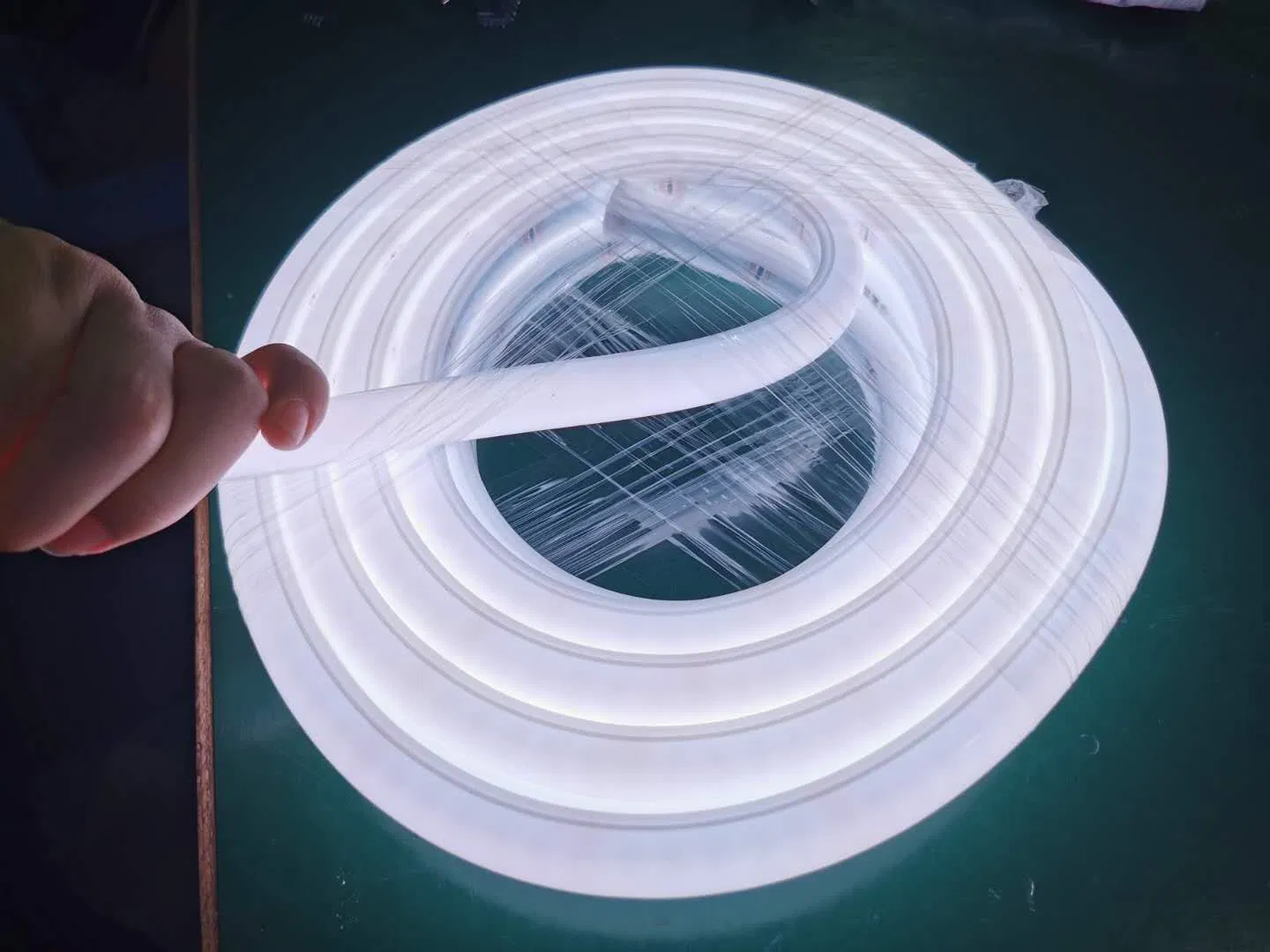 White Flexible DC 12V Dance Party Decor Lighting Round Rubber Tube Lamp LED Neon Strip Waterproof Outdoor Flex Strip Light