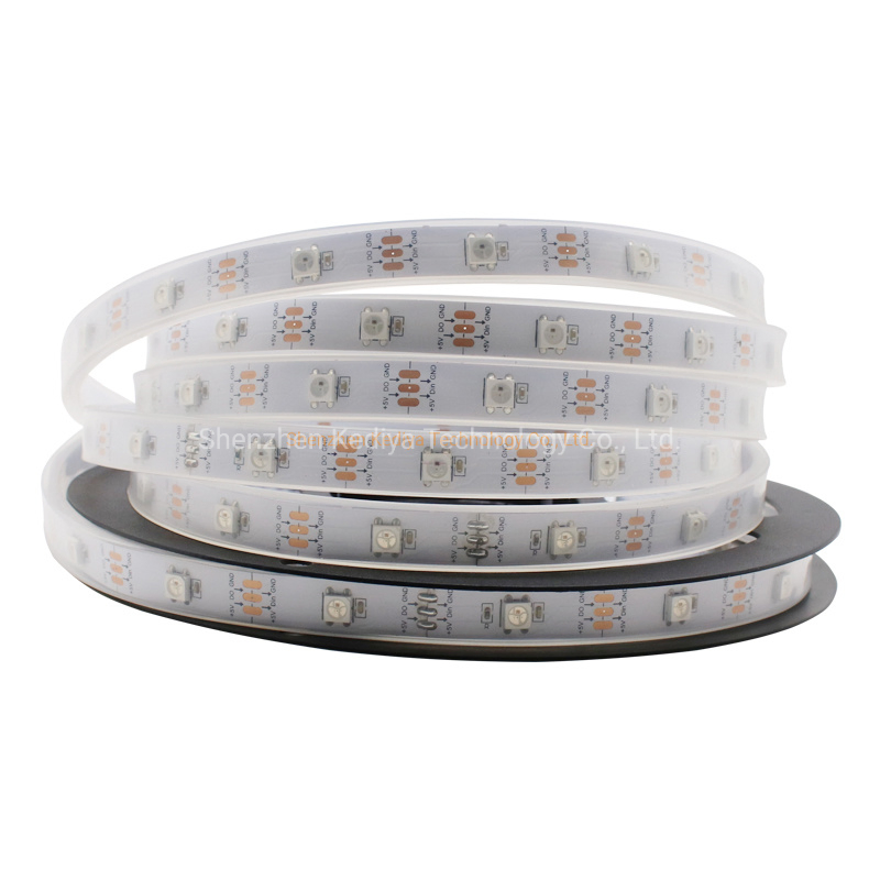 Waterproof Addressable Light Bar TV LED 5V 12V 24V 30 60 144LEDs RGB Ws2812b Chip 5050 Pixel RGB LED Strip Light