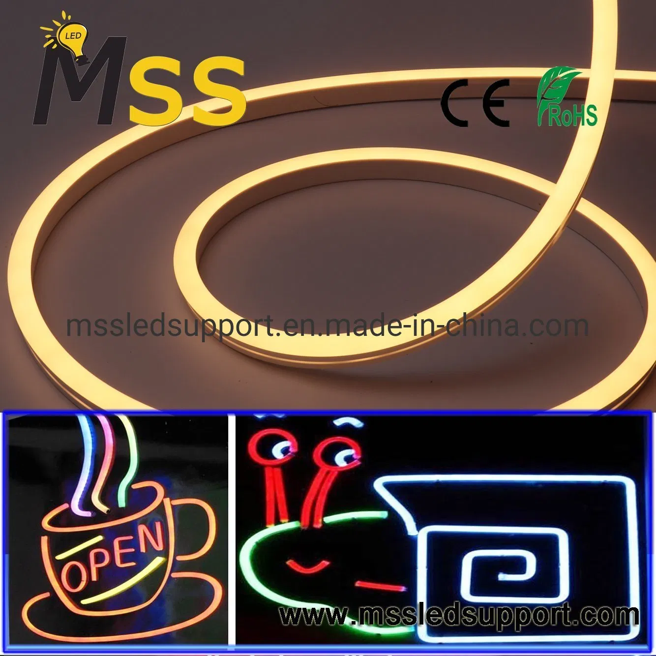 Wholesale Price Custom Rope Flex Strips LED Neon Light Silicone LED Rope Light
