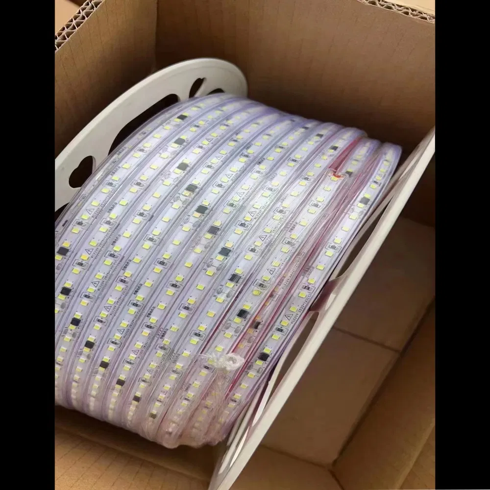 5050RGB-96D High Voltage RGB LED Light Strip, 200V, Energy-Efficient, Ideal for Creating Fashionable Home Decoration Effects