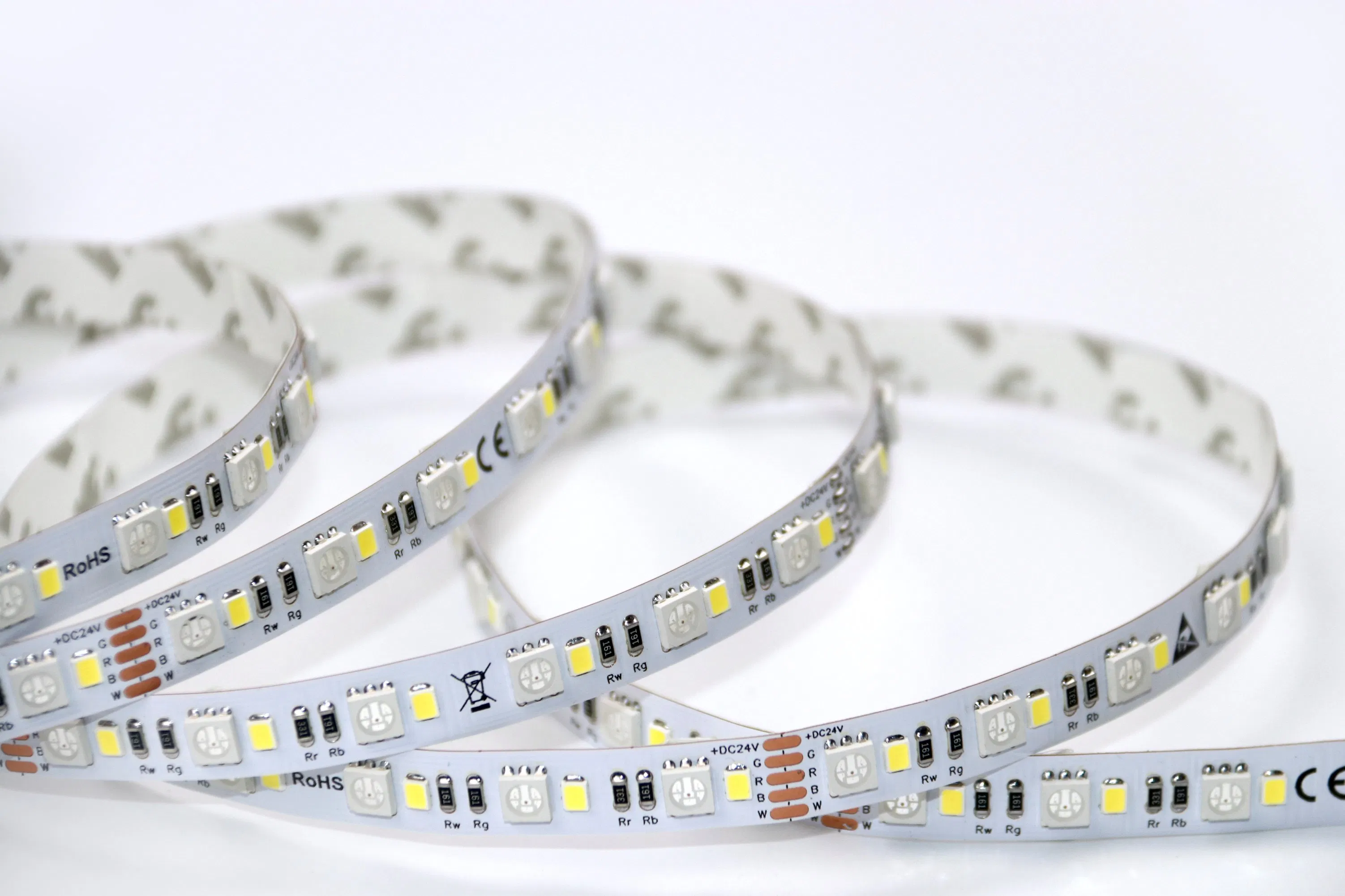 RGBW 2700K 3000K 4000K 5000K 6500K 12V 24V DC Waterproof Outdoor Flexible LED Strip Light