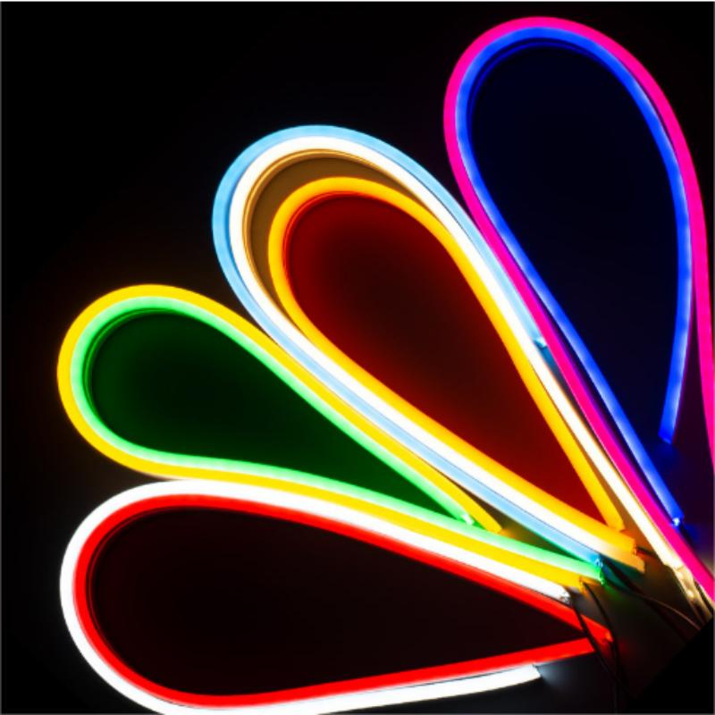 LED Flexible Neon Sign 12V Low Voltage Silicone Soft Light Strip Outdoor Advertising Decoration Project Waterproof Signboard
