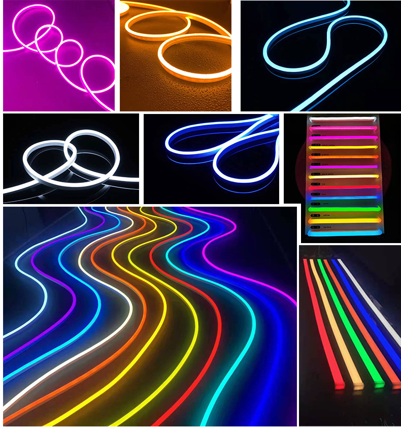 Vibrant Outdoor RGB Neon LED Strip Lights for Creative Ambiance
