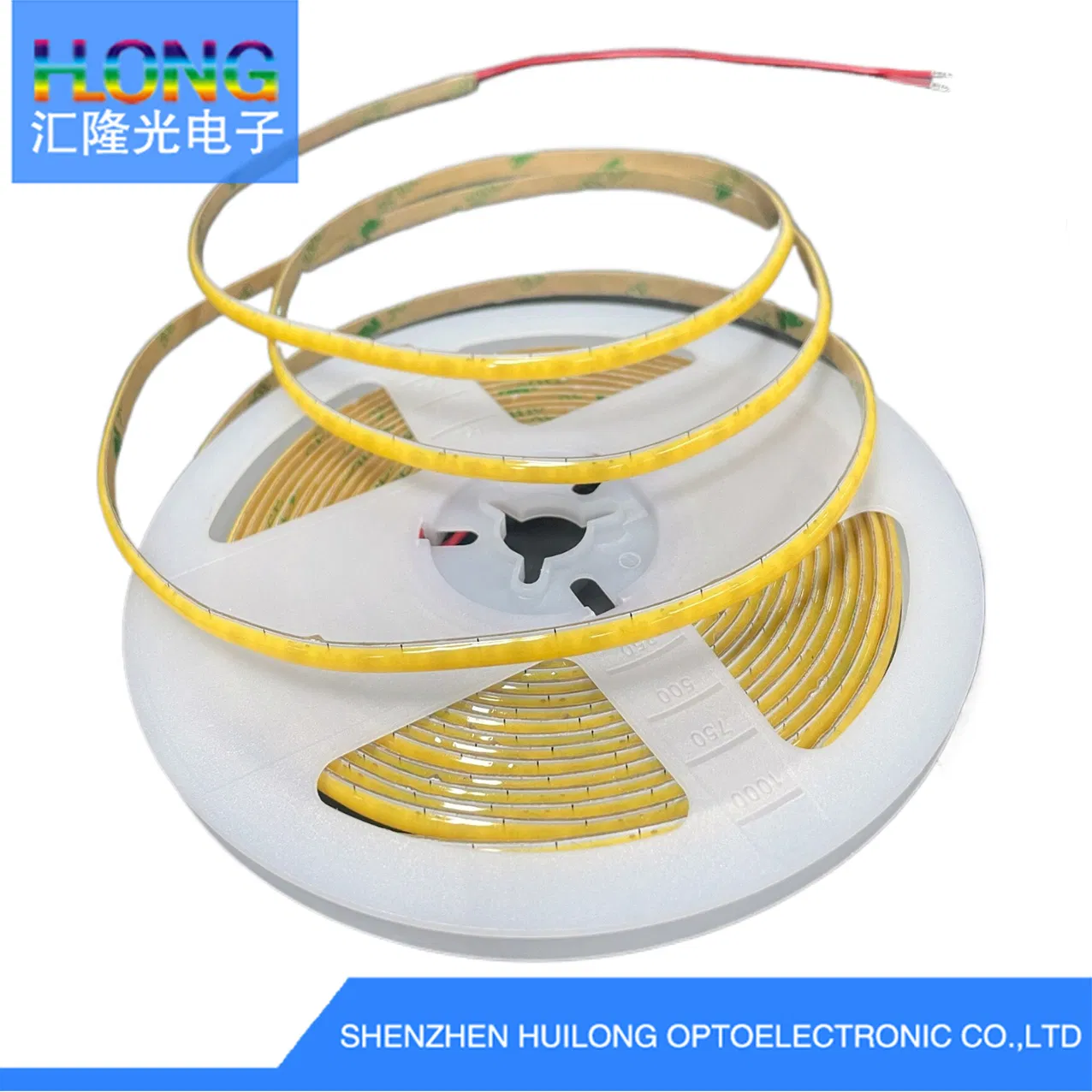 High Density LED Tape Ribbon Light DC12V 400LEDs 5mm IP33 10W/M White Warm White Dotless Flexible COB LED Strip