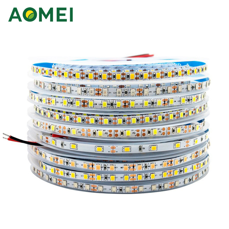 5mm 8mm 5V USB 60LEDs/M Flexible LED Tape SMD 2835 LED Strip Light for TV Backlight Bedroom Cabinet Decoration OEM