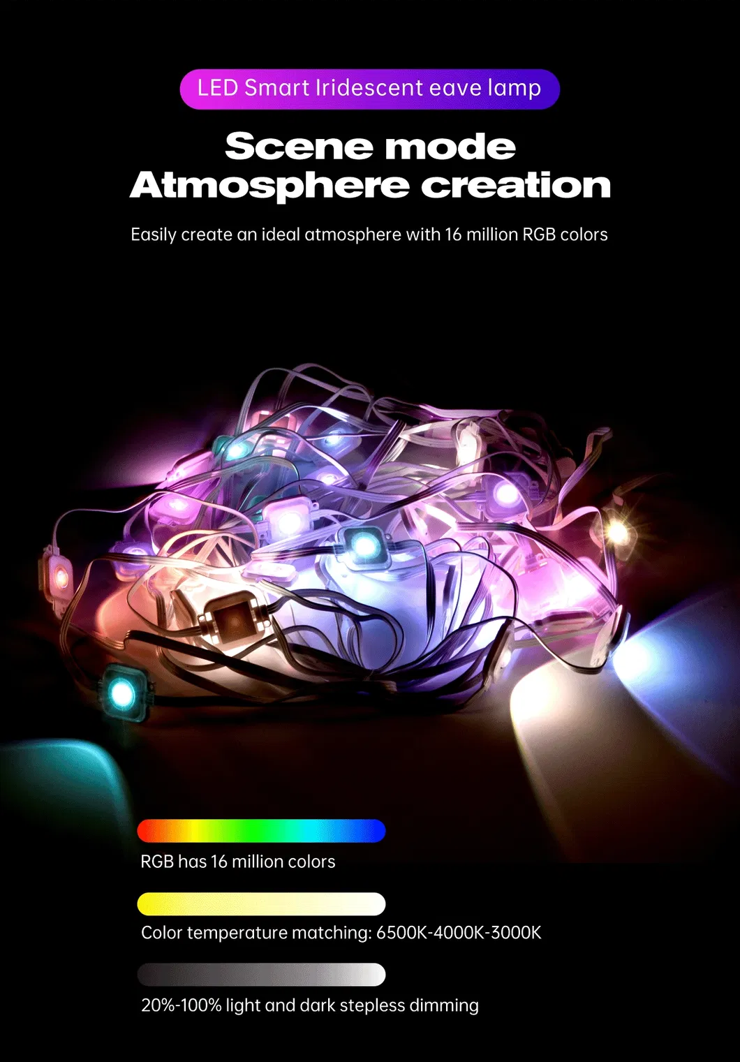 LED Point Eaves Light Detail 1