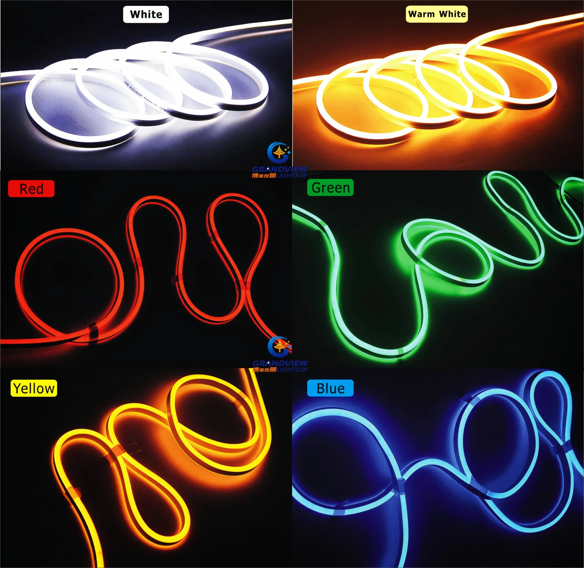 IP65 Waterproof LED Neon Flex Strip Light for Outdoor and Indoor Use