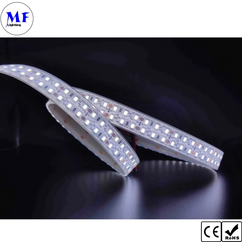 IP20 IP65 IP68 Waterproof DC12V 24V RGB RGBW LED 2835 Strip Light with CCT Dimming Control for Indoor Outdoor Lighting Building Facade Patio Deck Landscape