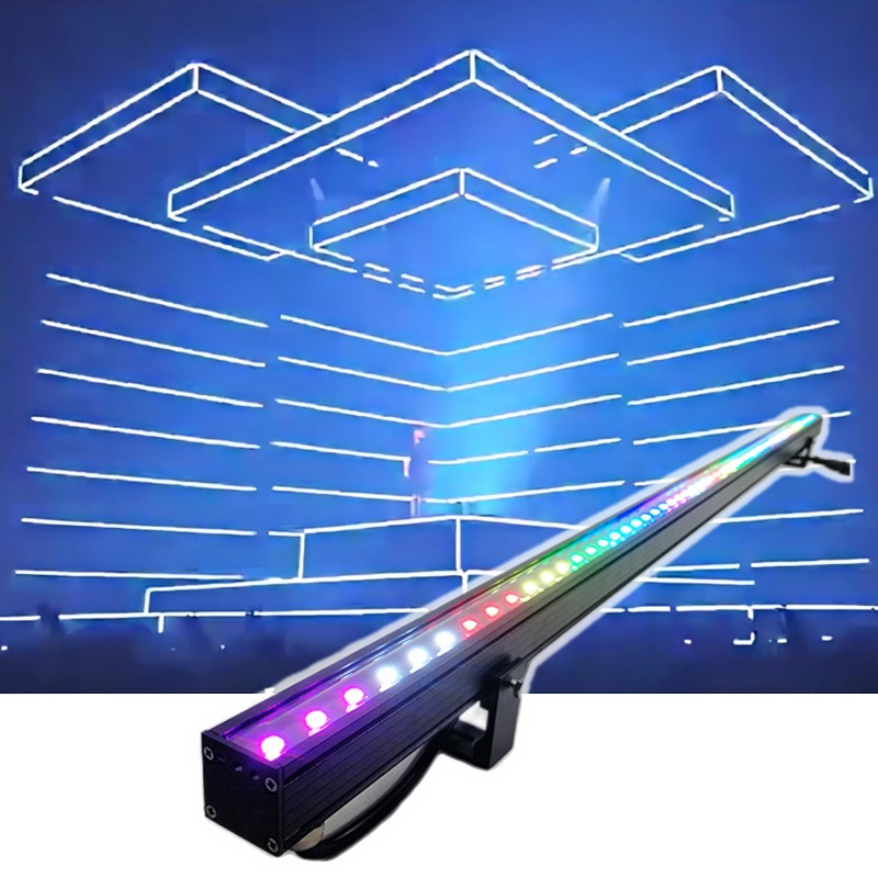 Individually Addressable DMX Control Bar RGB Pixel Lights Colored Hexagon Linear Strip LED Lights Stage Effect Bar IP65 Disco