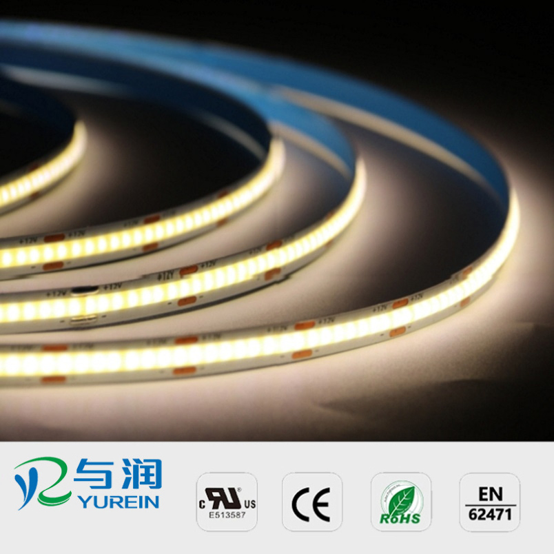 High Density Flexible Strip 480LEDs/M DC12V/24V COB LED Strip Light for Commercial Lighting