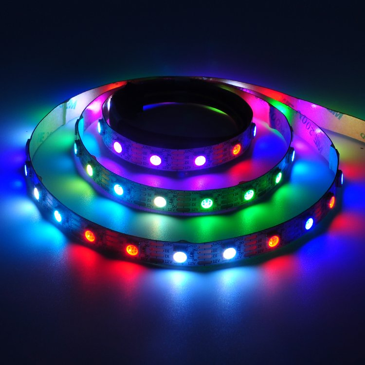 Ws2815 12V 5050 RGB LED Strip Pixel Light Individually Ws2815b Dual-Signal RGB LED Strip Light