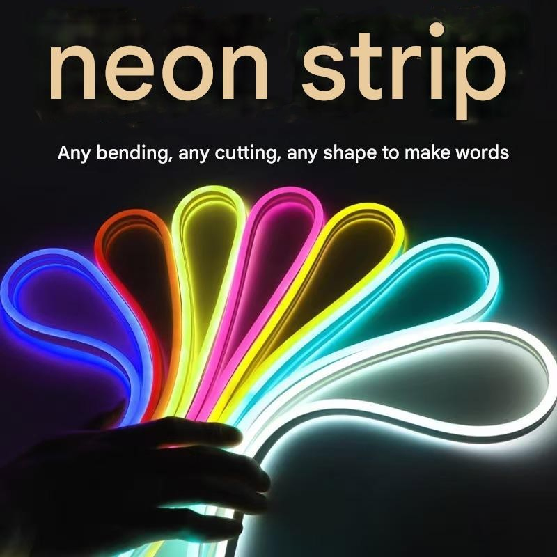Low-Voltage Flexible Neon Fantasy RGB Silicone Light Strip LED Light Strip High Bright Outdoor