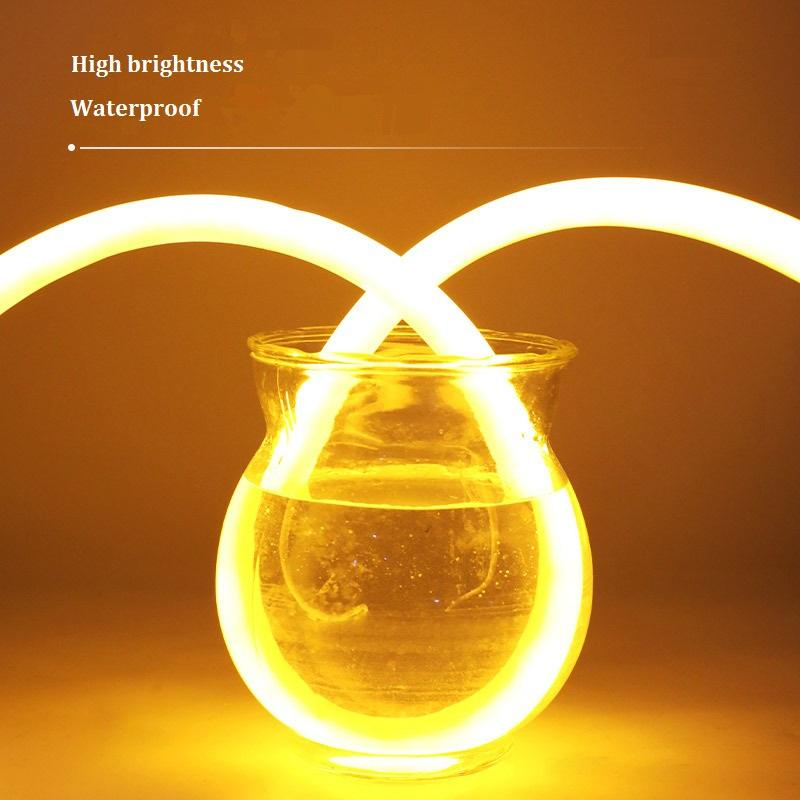 360 Degree Glowing LED Neon Flex Strip Round Diameter 20mm 22mm 25mm 40mm RGB DMX Flexible Silicone Neon Tube LED Rope Lights