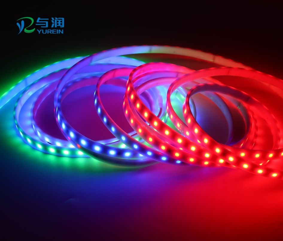 High Quality IP65 Silicone Tube LED Strip 5050 RGBW DOT Control LED Ribbon Light with UL, CE and RoHS