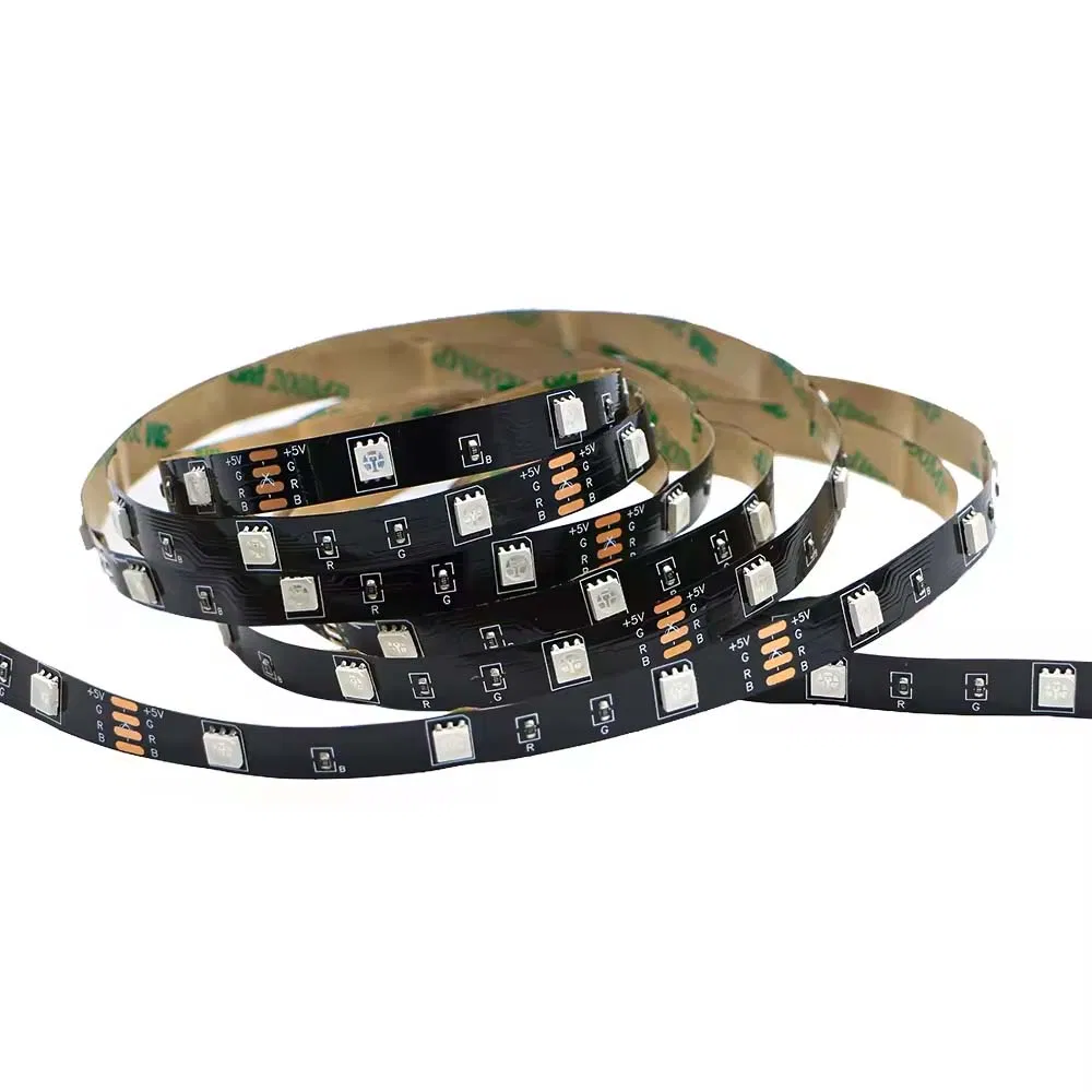 Indoor Decorate Low Voltage Backlight DC12V Colored LED RGB Strip Light for Indoor