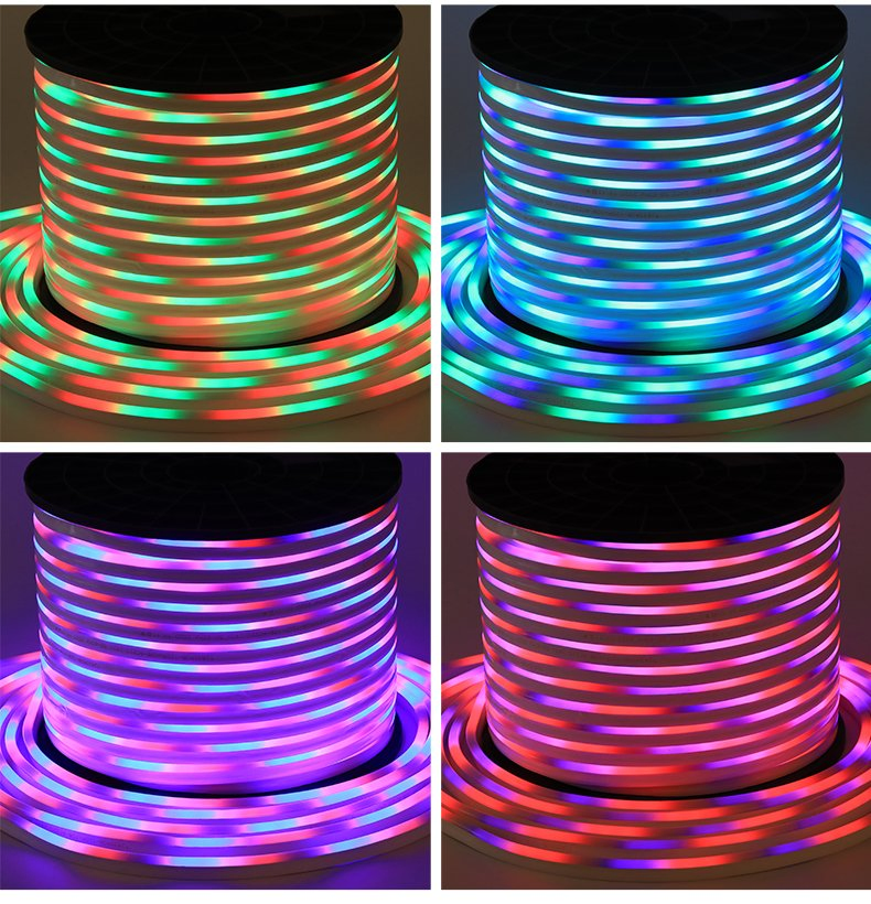 China Manufacturer White Color Silicone Flexible LED Neon Flex Strip Light 8W with Cheapest Price