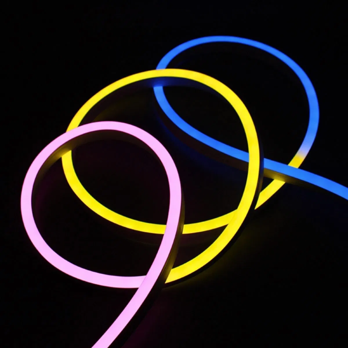 Vibrant Outdoor RGB Neon LED Strip Lights for Creative Ambiance