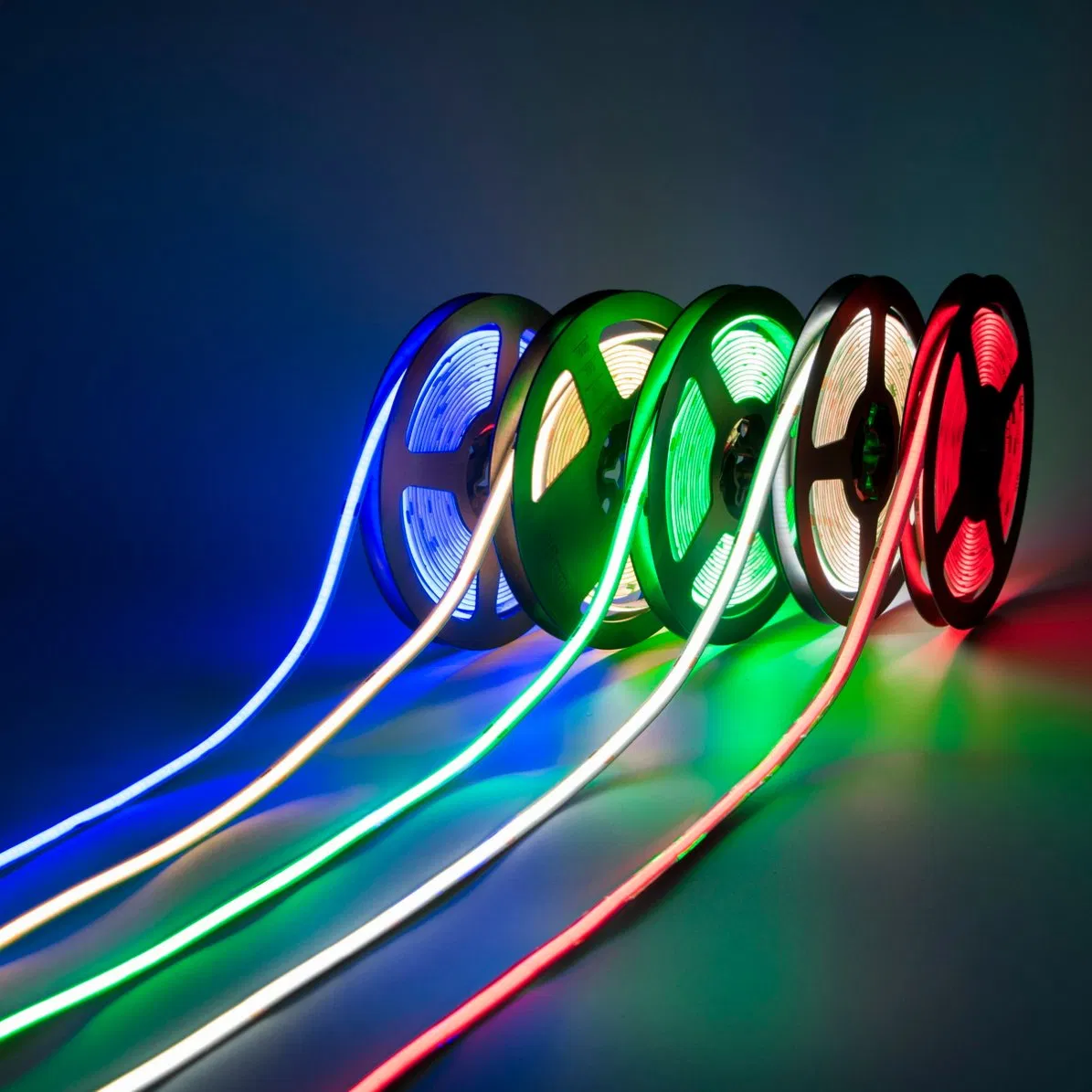 RGB RGBW LED Tape Lights DC24V Indoor Backlight Dotless COB LED Strip Light