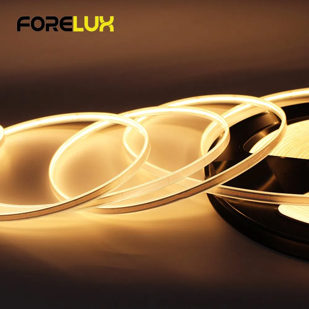 High Bright 1000lm/M 10W CRI Ra90+ Flexible COB LED Strip Light IP67 Waterproof for Outdoor Lighting