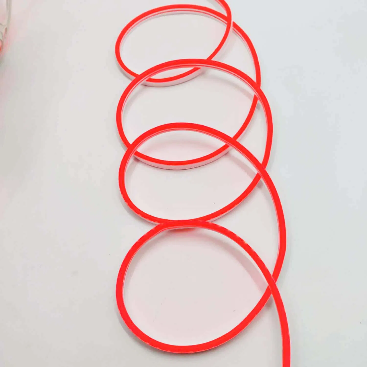 LED Flexible Silicone Neon Light Strip Set 2835 Low Voltage 12V 6*12 Shape Embedded Linear Flexible Light Strip